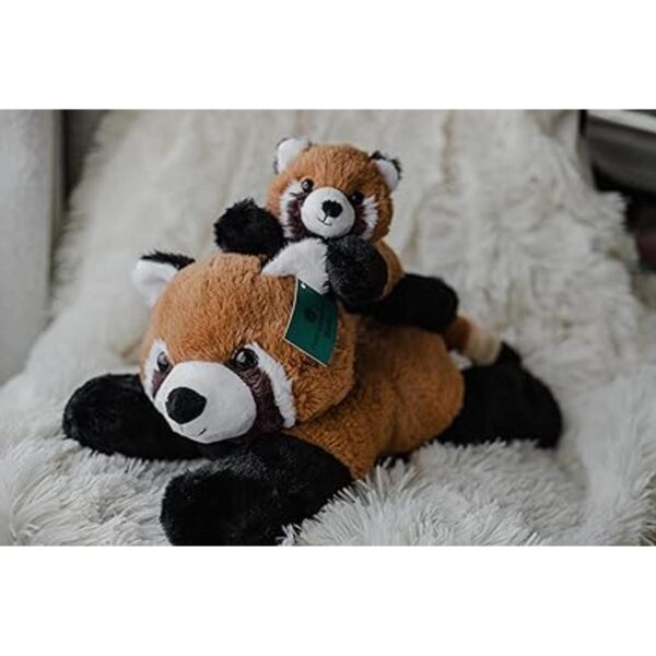 Red Pandas Juego de juguetes de peluche súper suaves para