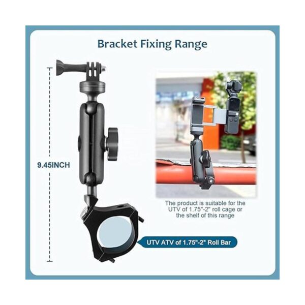 Soporte de montaje para cámara UTV ATV compatible con_3