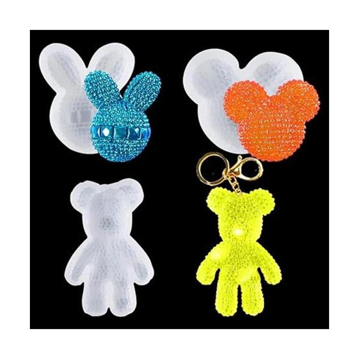 DiyBravo Molde de silicona con colgante de resina 3