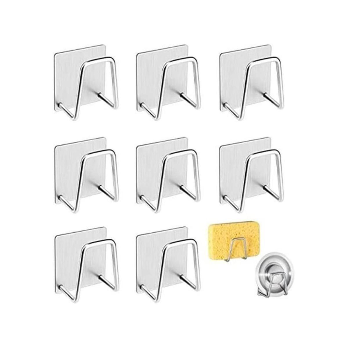Paquete de 4 soportes de esponja para fregadero de cocina
