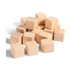 Cubos de madera bloques de madera natural de 1.5