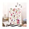 Manta floral de flores silvestres manta decorativa de