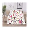 Manta floral de flores silvestres manta decorativa de