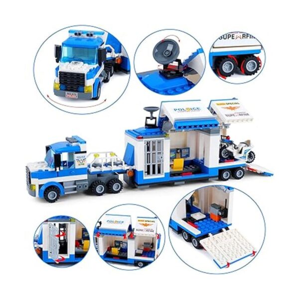 Kit de bloques de construcción de la estación de policía_5