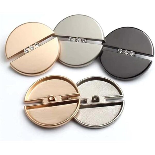 5 botones redondos de metal de diamante para manualidades_2