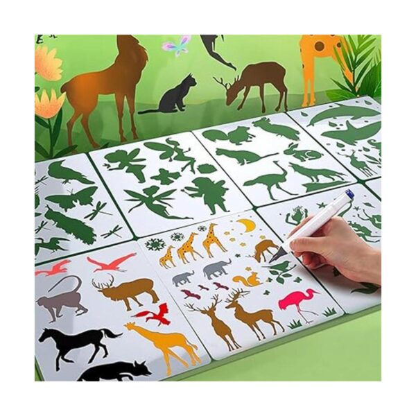 Kelendle 5 plantillas reutilizables para pintar con