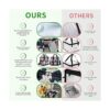 Iknoe Bolsa térmica grande plegable con 24 latas aisladas_5