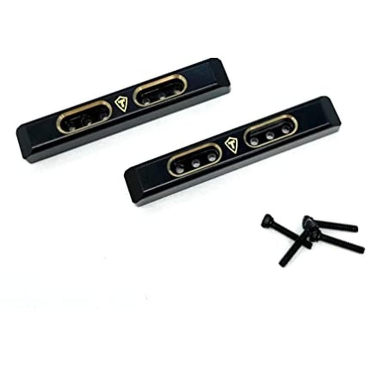 Treal Barras de latón para coche de oruga RC 124 SCX24