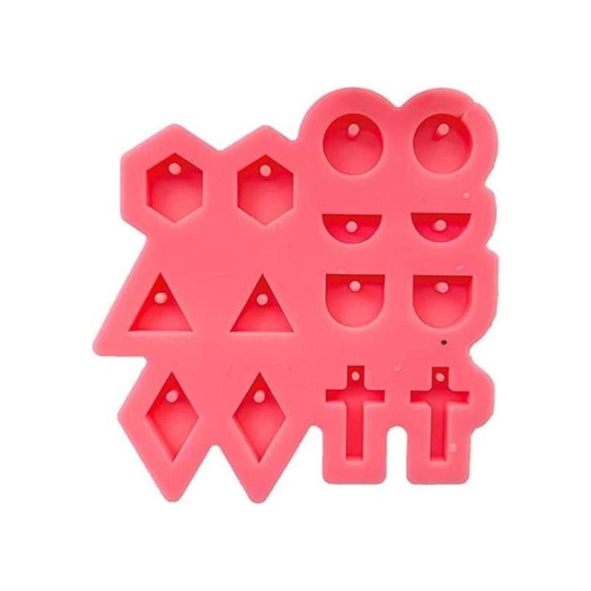 Cestony Pendientes Resina Moldes de Silicona para DIY