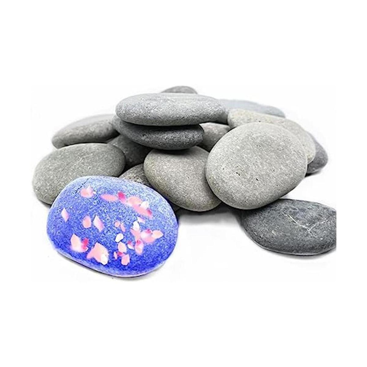 Meilala 20 rocas grandes de pintura natural rocas de 2 a