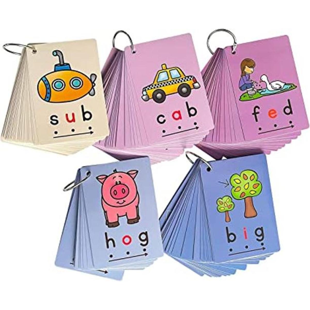 Lilias CVC Flashcards CVC Word Builders juguetes de