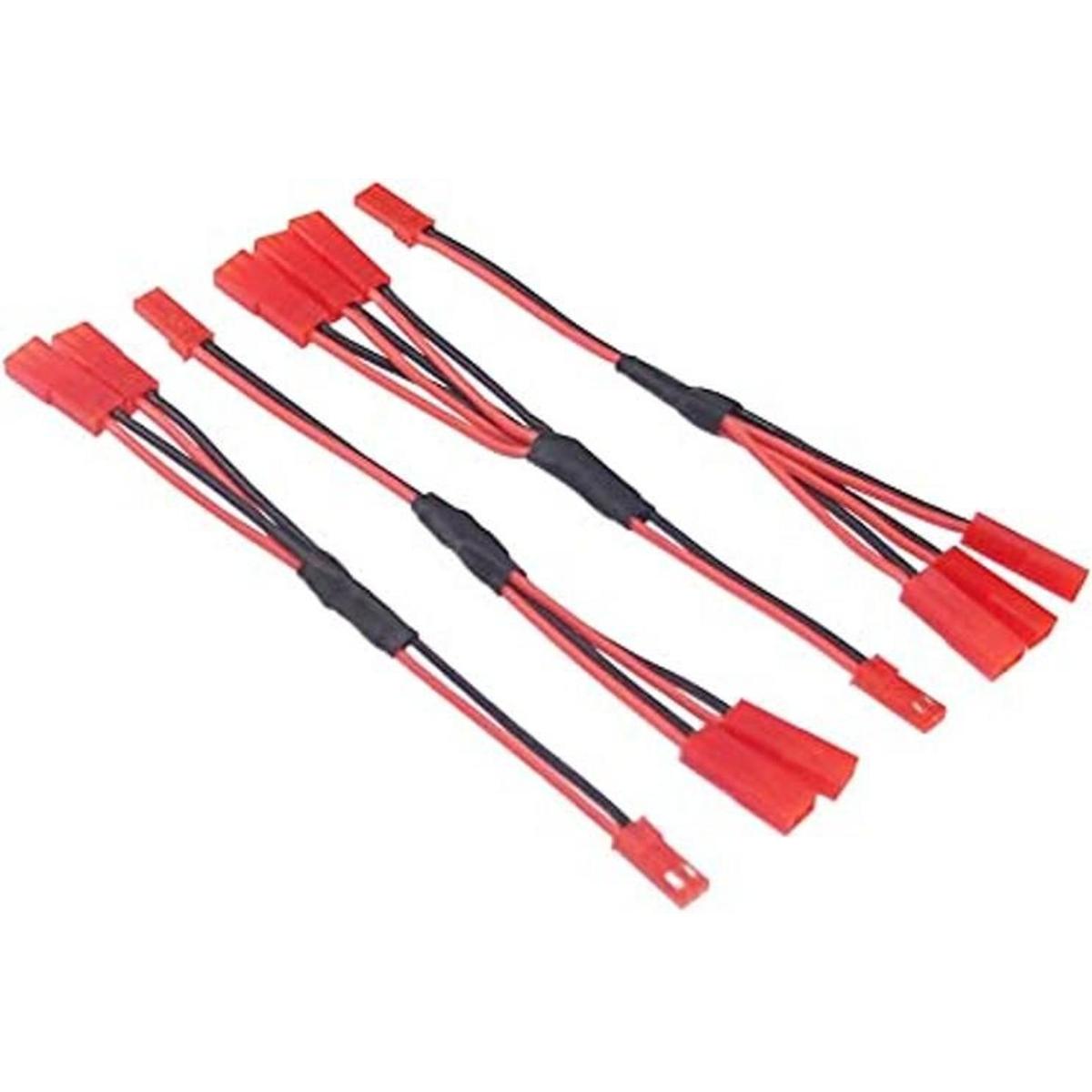BDHI 4pcs JST Plug Splitter JST Macho a Hembra Y Cable