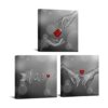 Biuteawal Arte de la pared del amor y la mano en la mano_1