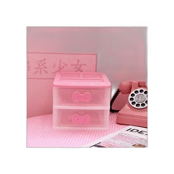 PEXIZUAN Kawaii Organizador de maquillaje Kawaii