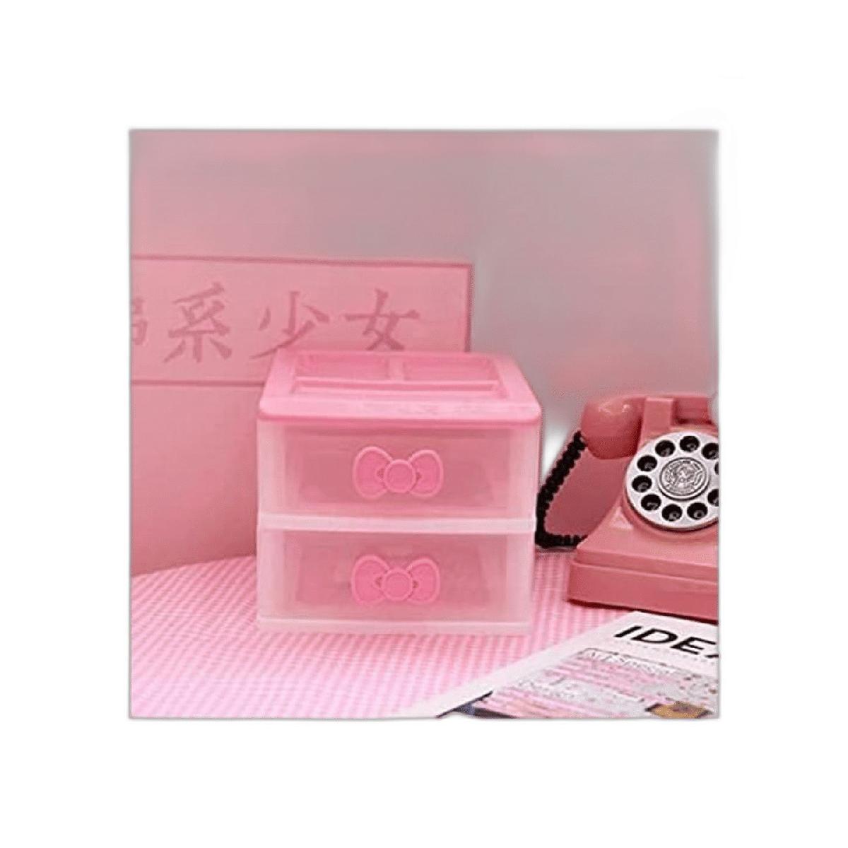 PEXIZUAN Kawaii Organizador de maquillaje Kawaii