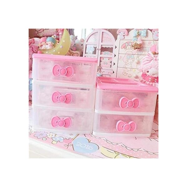 PEXIZUAN Kawaii Organizador de maquillaje Kawaii