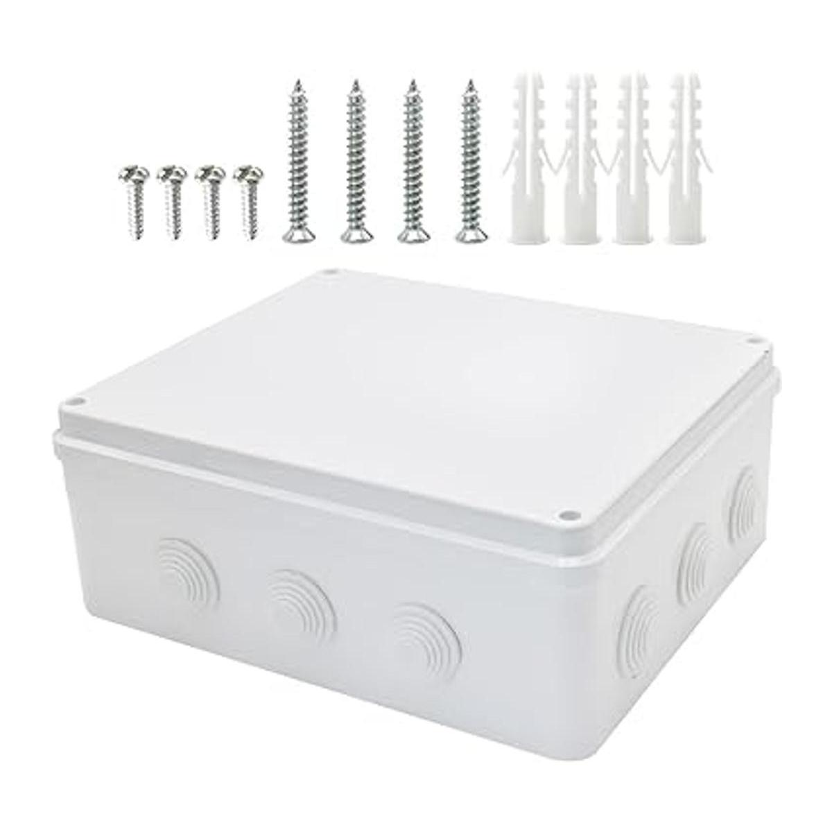 MAKERELE Caja eléctrica para exteriores de plástico ABS