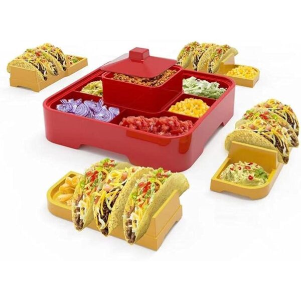 Soporte para tacos juego de 4 soportes de plástico para_1
