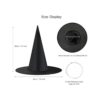 Paquete de 14 sombreros de bruja colgantes de Halloween_4