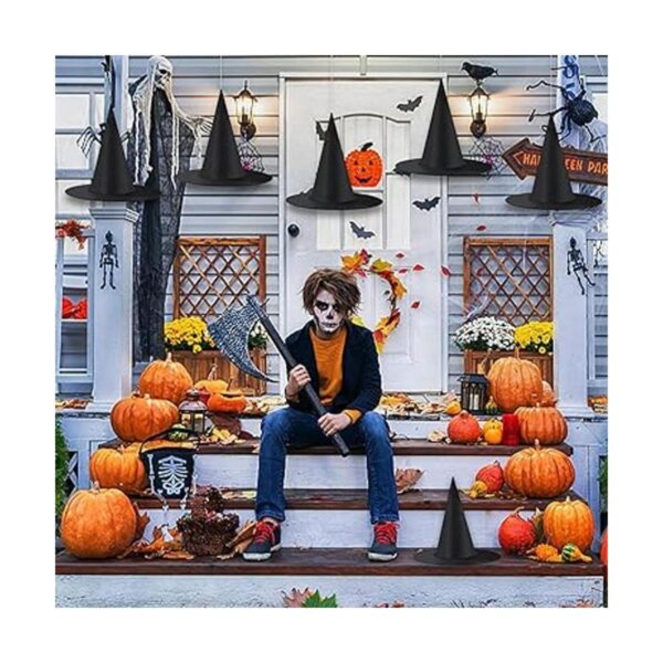 Paquete de 14 sombreros de bruja colgantes de Halloween_2