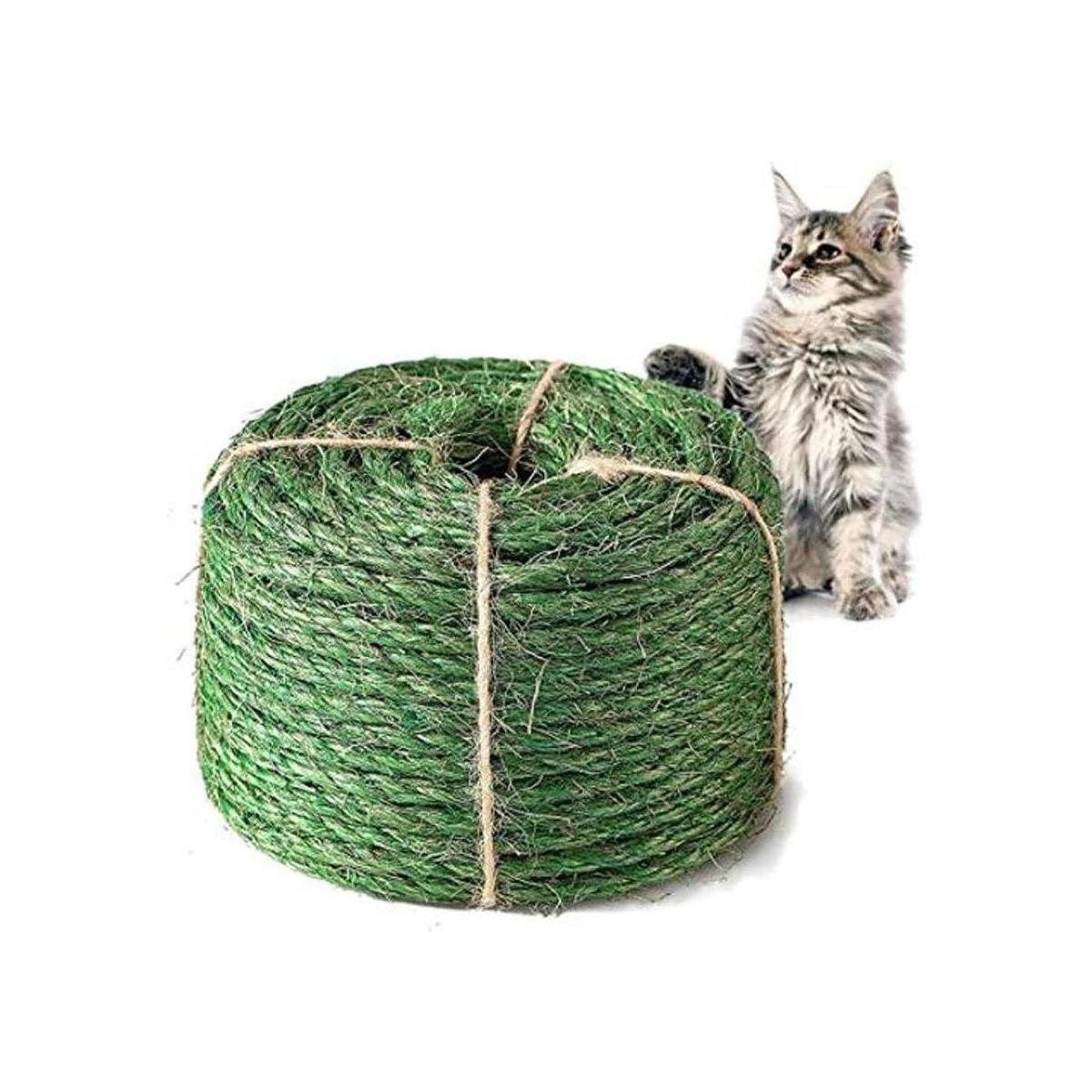 JSPYFITS Cuerda de sisal natural de 0.276 in cuerda de