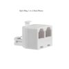 Adaptador de pared para teléfono de enchufe dúplex 1 a 2_5