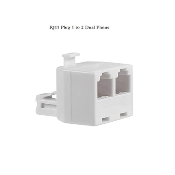 Adaptador de pared para teléfono de enchufe dúplex 1 a 2_5