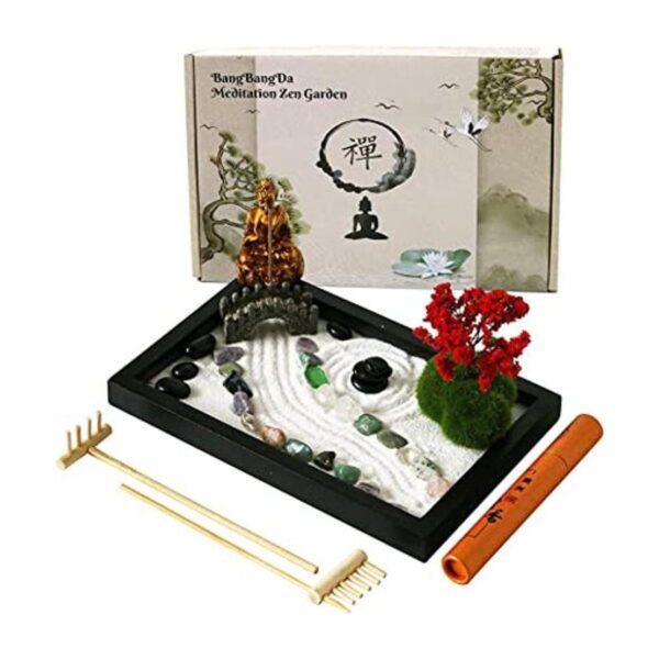 Mini kit de meditación Zen para jardín mesa japonesa_1
