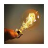 Bombillas Edison vintage A60 E26 120 V 40 W ámbar_2
