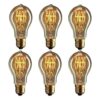 Bombillas Edison vintage A60 E26 120 V 40 W ámbar_1