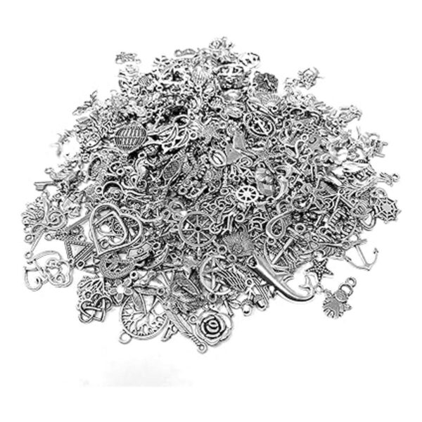 JIALEEY 300 piezas al por mayor de lotes de joyería dijes