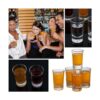 Crazystorey Paquete de 40 vasos para chupitos de base