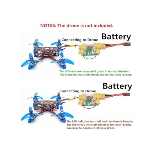 HobbyFly Shortsaver XT60XT30 Tapón de humo con alarma de_3