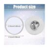 Pines de sublimación en blanco para hacer manualidades 10