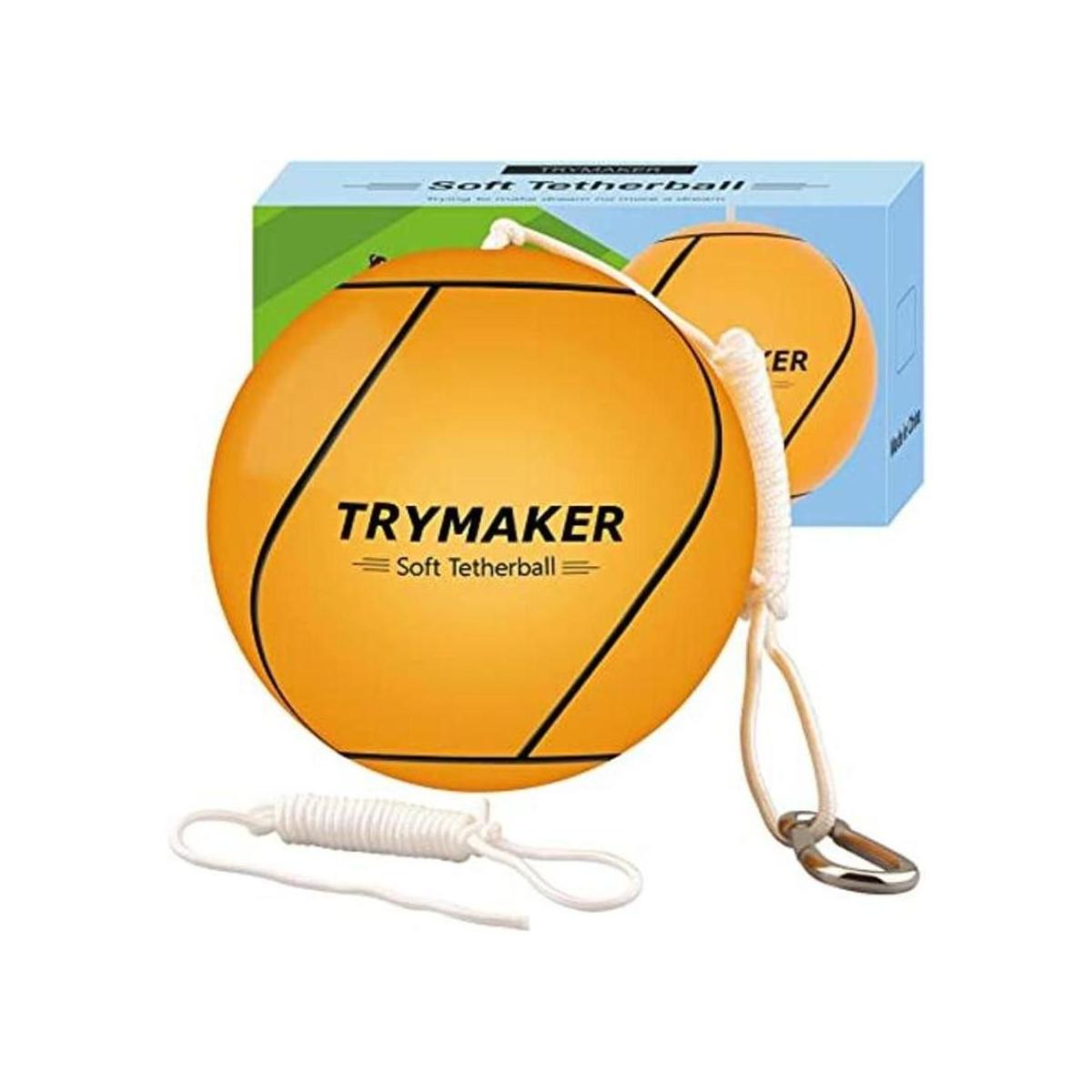 Trymaker Juego de tetherball bolas de sujeción y cuerda