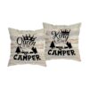 HUYAW Juego de 2 fundas de almohada para cama King Queen_1