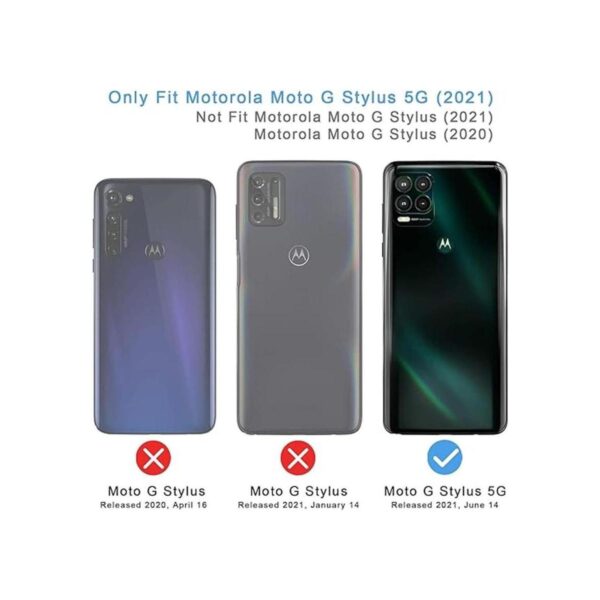 HAII Funda para Moto G Stylus 5G 2021 funda de piel_2