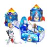 GeerWest 3 hoyos de bolas para niños pequeños con tienda_1