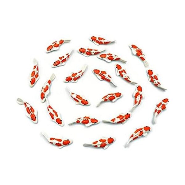 Lote de 12 miniaturas de peces Koi de hadas de jardín