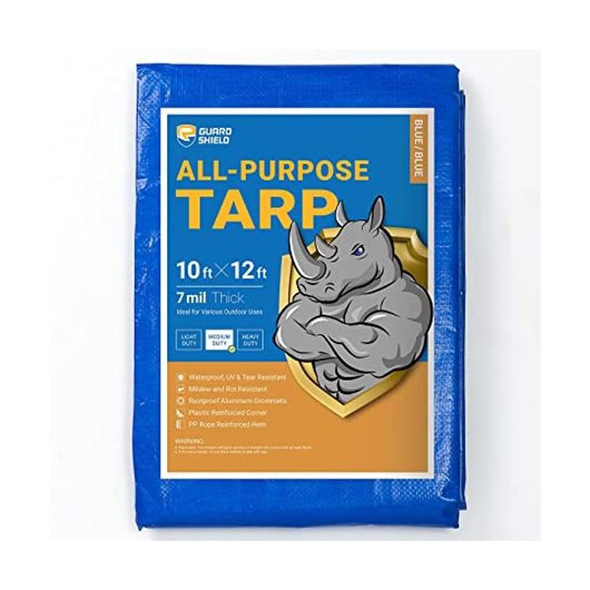 GUARD SHIELD Lona azul impermeable de 10 x 12 pies