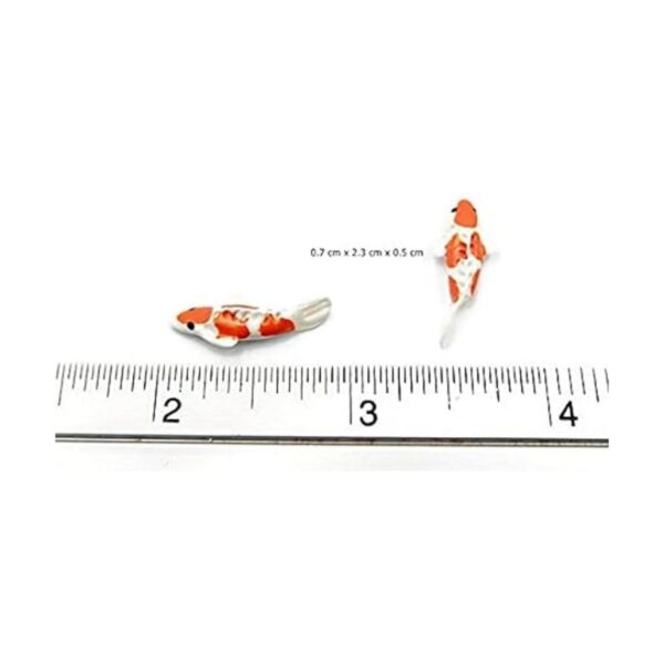 Lote de 12 miniaturas de peces Koi de hadas de jardín