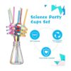 Juego de 16 tazas temáticas de fiesta de ciencia con