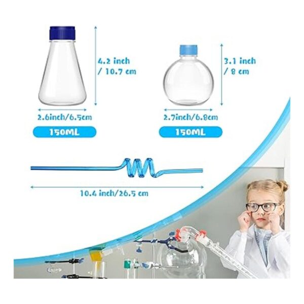 Juego de 16 tazas temáticas de fiesta de ciencia con