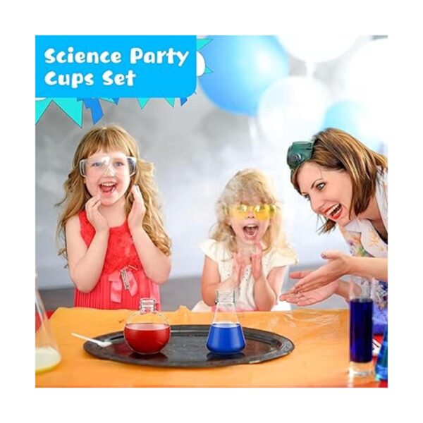 Juego de 16 tazas temáticas de fiesta de ciencia con