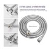 Soporte de brazo de ducha ajustable y manguera de ducha de_4