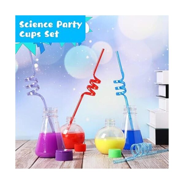 Juego de 16 tazas temáticas de fiesta de ciencia con