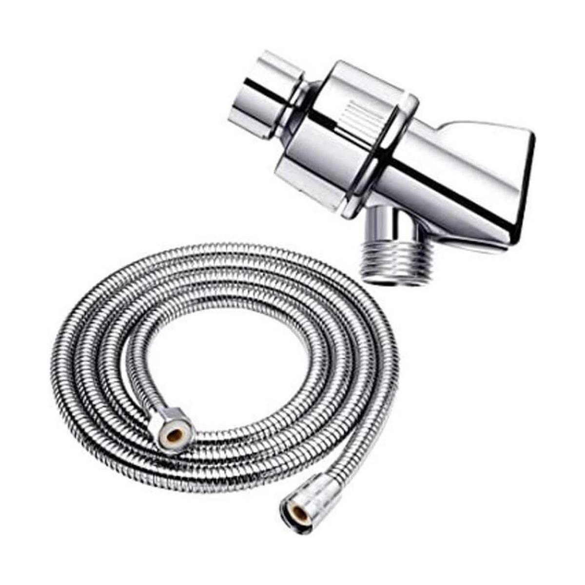 Soporte de brazo de ducha ajustable y manguera de ducha de
