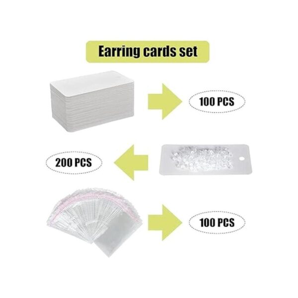 Twavang Juego de 100 tarjetas para pendientes de papel