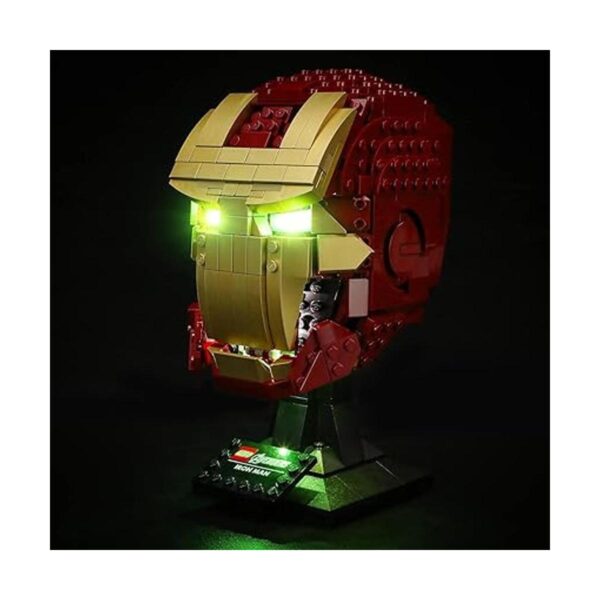 BRIKSMAX Kit de iluminación LED para casco Iron Man_3