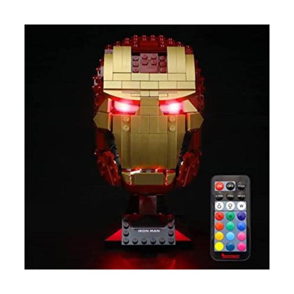 BRIKSMAX Kit de iluminación LED para casco Iron Man_1